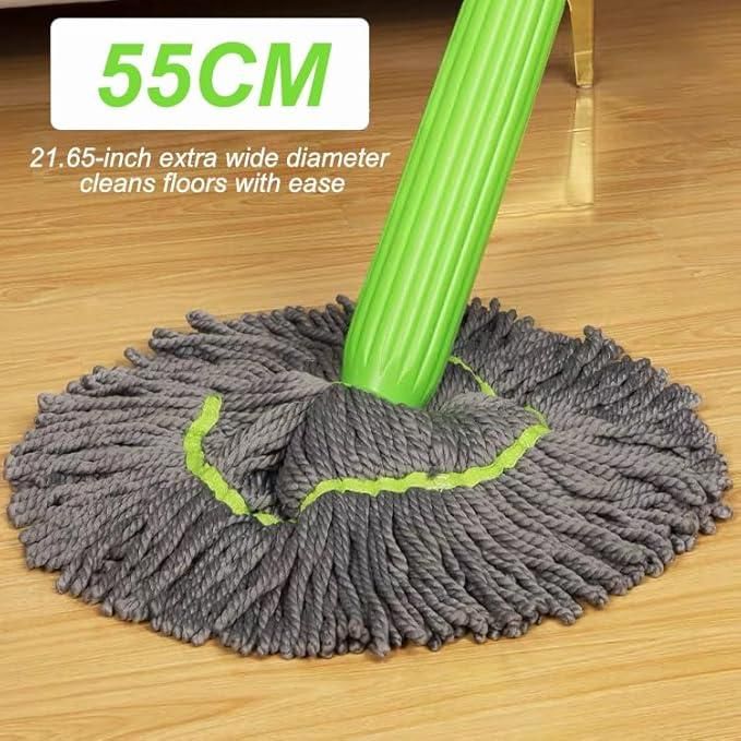 Self-Squeezing Water Rotating Mop | Hands-Free Cleaning with an Absorbent Head